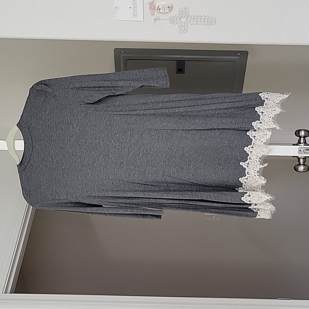 High Neck Knit Dress